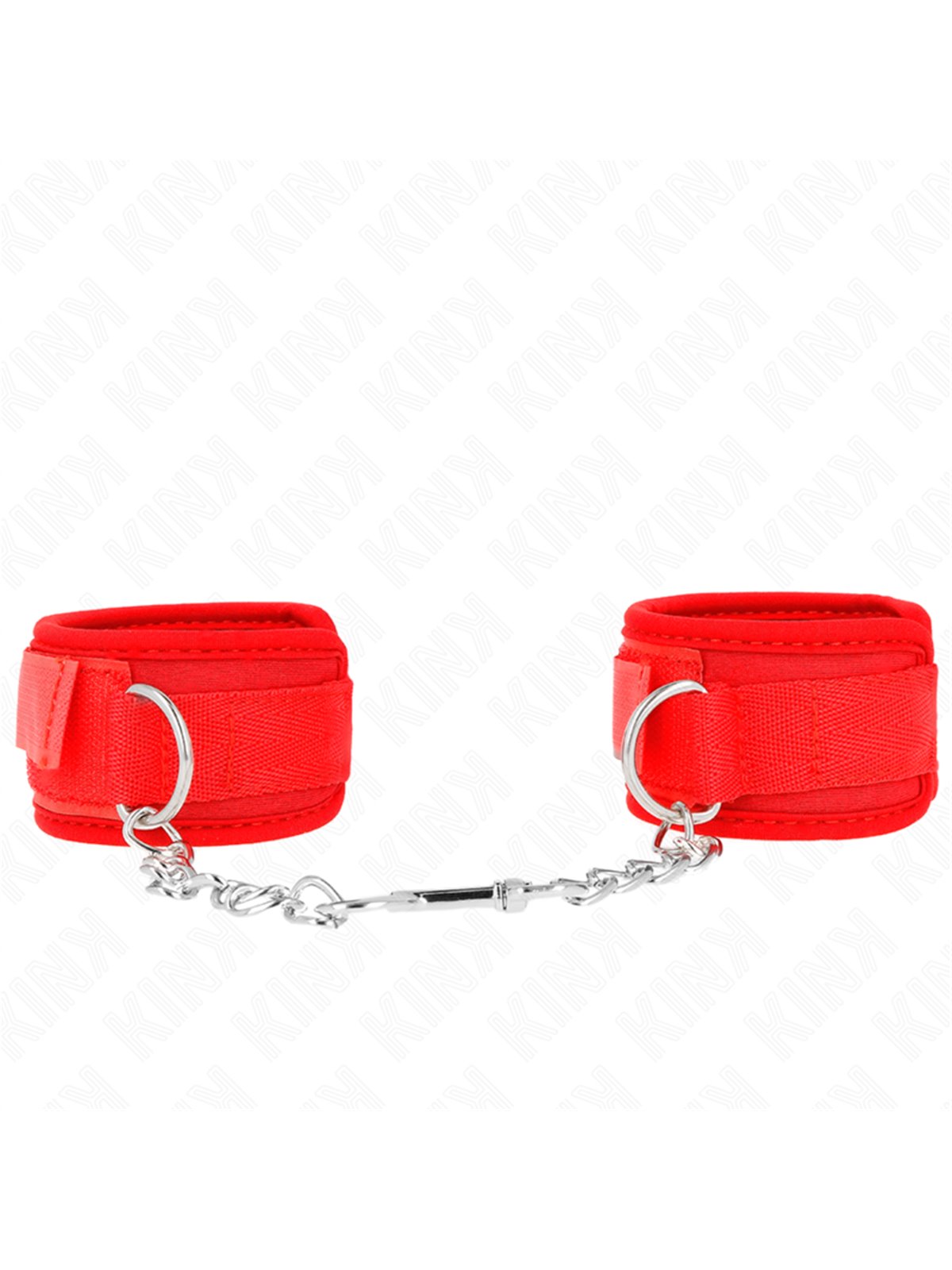 Kink - Polsini in Neoprene Rosso con Velcro 42x5 Cm