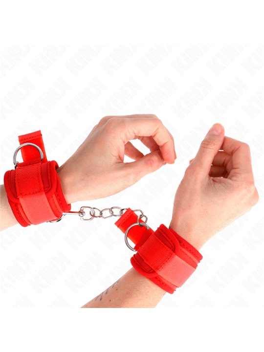 Kink - Neoprene Wrist Restraints Red 42 X 5 Cm