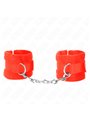 Kink - Polsini Rossi per Principianti con Pelliccia Interna 30x7 Cm