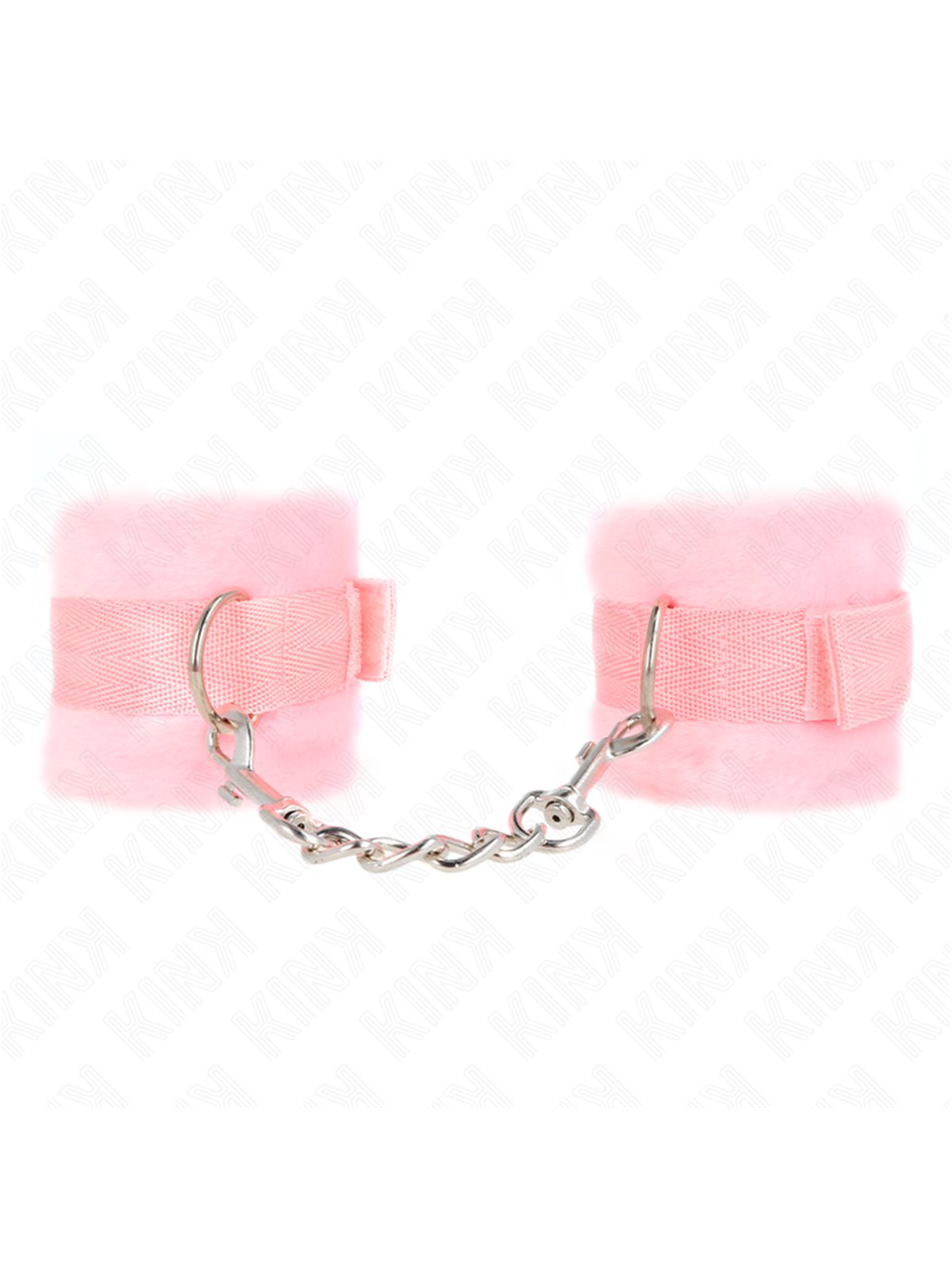 Kink - Beginner Fur Hand Cuffs Pink 30 X 7 Cm