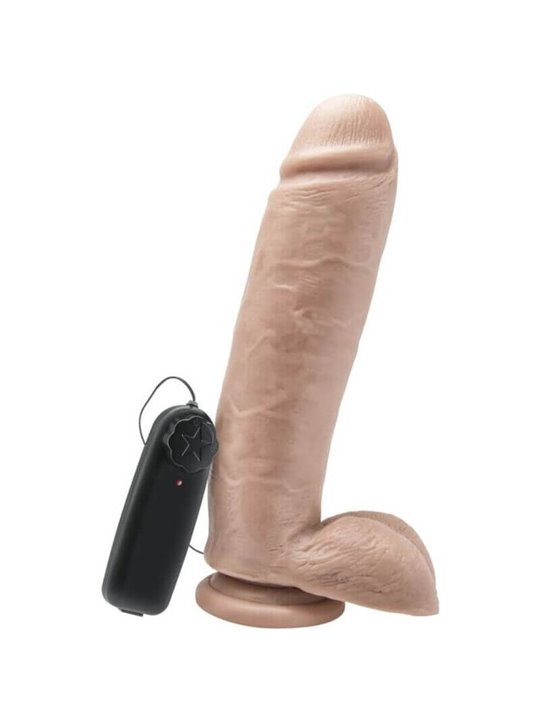 Get Real - Dildo 25,5 CM with Balls Vibrator Skin