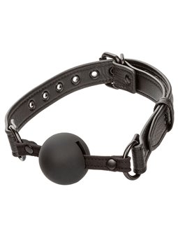 Calexotics Nocturnal - Bavaglio con Palla 3,75 Cm in Silicone Nero