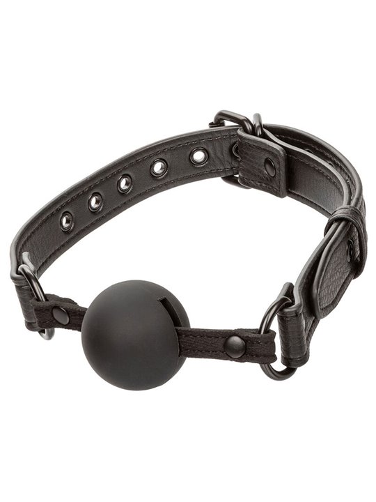 Calexotics Nocturnal - Bavaglio con Palla 3,75 Cm in Silicone Nero