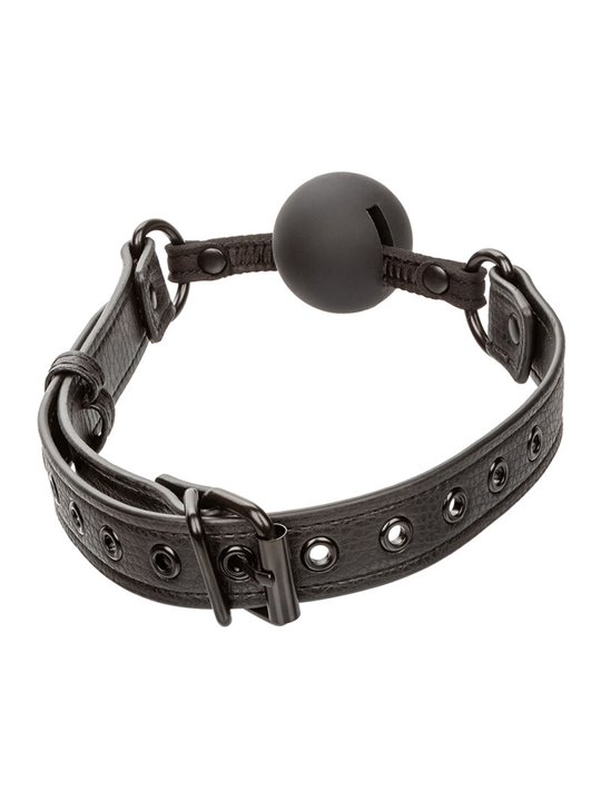 Calexotics Nocturnal - Bavaglio con Palla 3,75 Cm in Silicone Nero