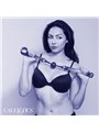 Calexotics Nocturnal - Bavaglio con Palla 3,75 Cm in Silicone Nero