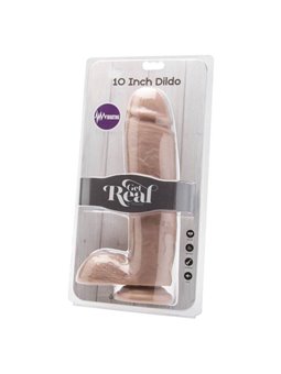 Toyjoy - Vibratore Realistico Maxi Vaginale Dildo 10 Inch W.Balls Vibrator