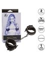 Calexotics - Nocturnal Leather Wrist Cuffs Adjustable Black