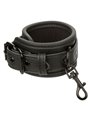Calexotics - Nocturnal Leather Wrist Cuffs Adjustable Black
