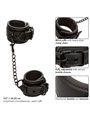 Calexotics - Nocturnal Leather Wrist Cuffs Adjustable Black