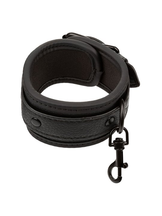 Calexotics Nocturnal - Polsini in Pelle Vegana Nera Regolabili 29,25 Cm