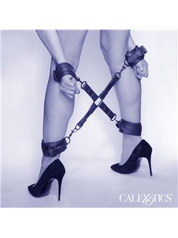 Calexotics - Nocturnal Hog Tie Connector Cuero Ajustable Black