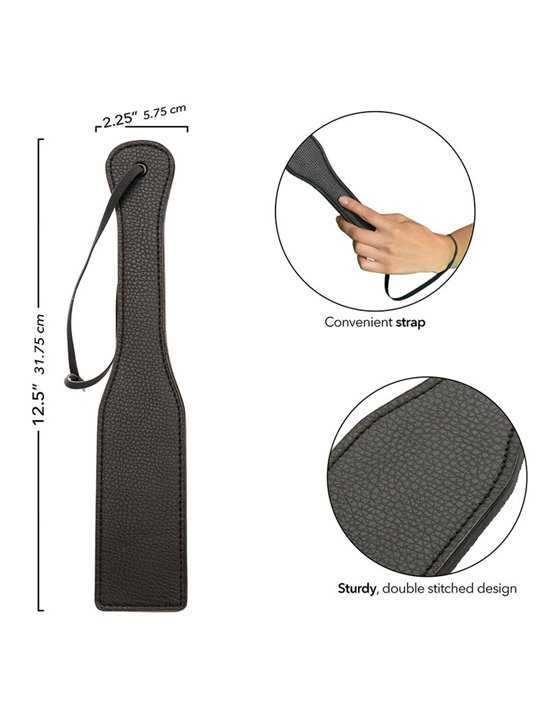 Calexotics - Nocturnal Paddle Leather Black