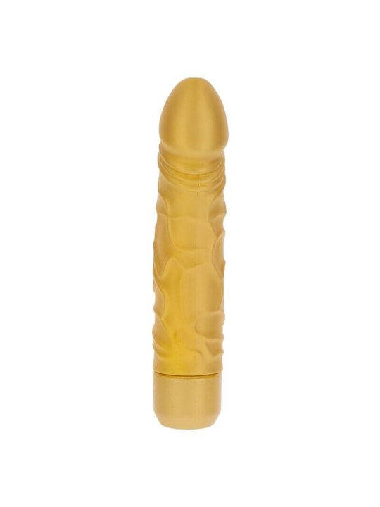 Get Real - Gold Dicker Original Vibrator Gold