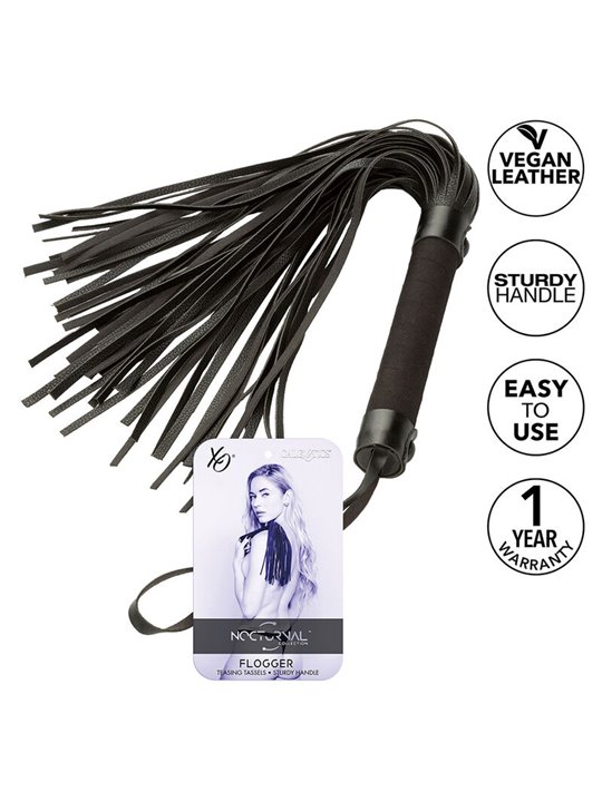 Calexotics - Nocturnal Flogger Leather Black