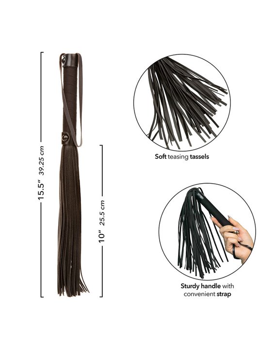 Calexotics - Nocturnal Flogger Leather Black