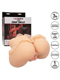 Calexotics - The Peep Show Girl Double Realistic Masturbator Flesh