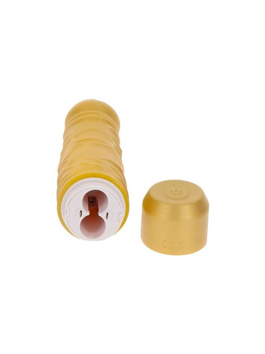 Get Real - Gold Dicker Original Vibrator Gold