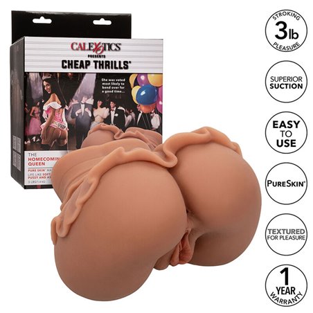 Calexotics - The Homecoming Queen Double Realistic Masturbator Caramel