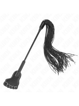 Kink - Pagaia a Forma di Piede e Frusta in Silicone 31 Cm