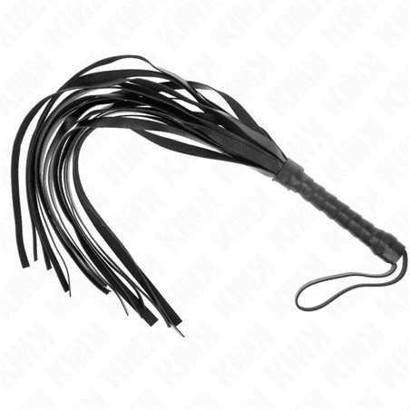 Kink - Mini Frusta Nera Semplice 28 Cm