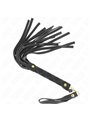 Kink - Mini Frusta in Camoscio Nero 30 Cm