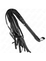 Kink - Frusta Nera Manico Corto Coda Lunga 70 Cm