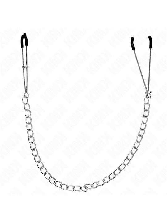 Kink - Pinze per Capezzoli con Catena Spessa 30 Cm
