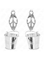 Kink - Pinze per Capezzoli con Secchielli Argento