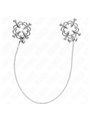 Kink - Metal Flower Nipple Clamps With Chain