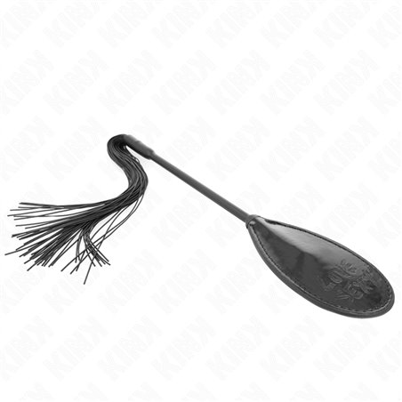 Kink - Pagaia con Scritta Love Sexy e Frusta in Silicone