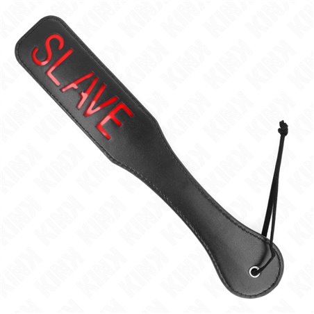 Kink - Pagaia ad Angolo Tondo con Scritta Rossa SLAVE 32 x 6 Cm