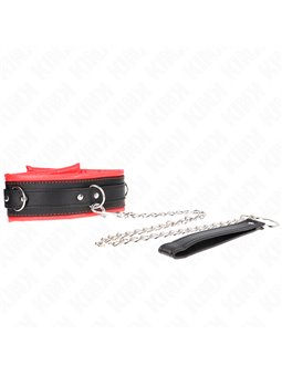 Kink - Collare con Guinzaglio 65 Cm Regolabile 36,5-50 Cm Mod. 1