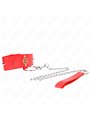 Kink - Red Diamond Necklace With Belt 65 Cm Ajdustable 35-51 Cm X 7 Cm