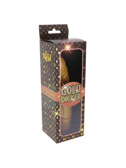 Get Real - Gold Dicker Stim Vibrator Gold