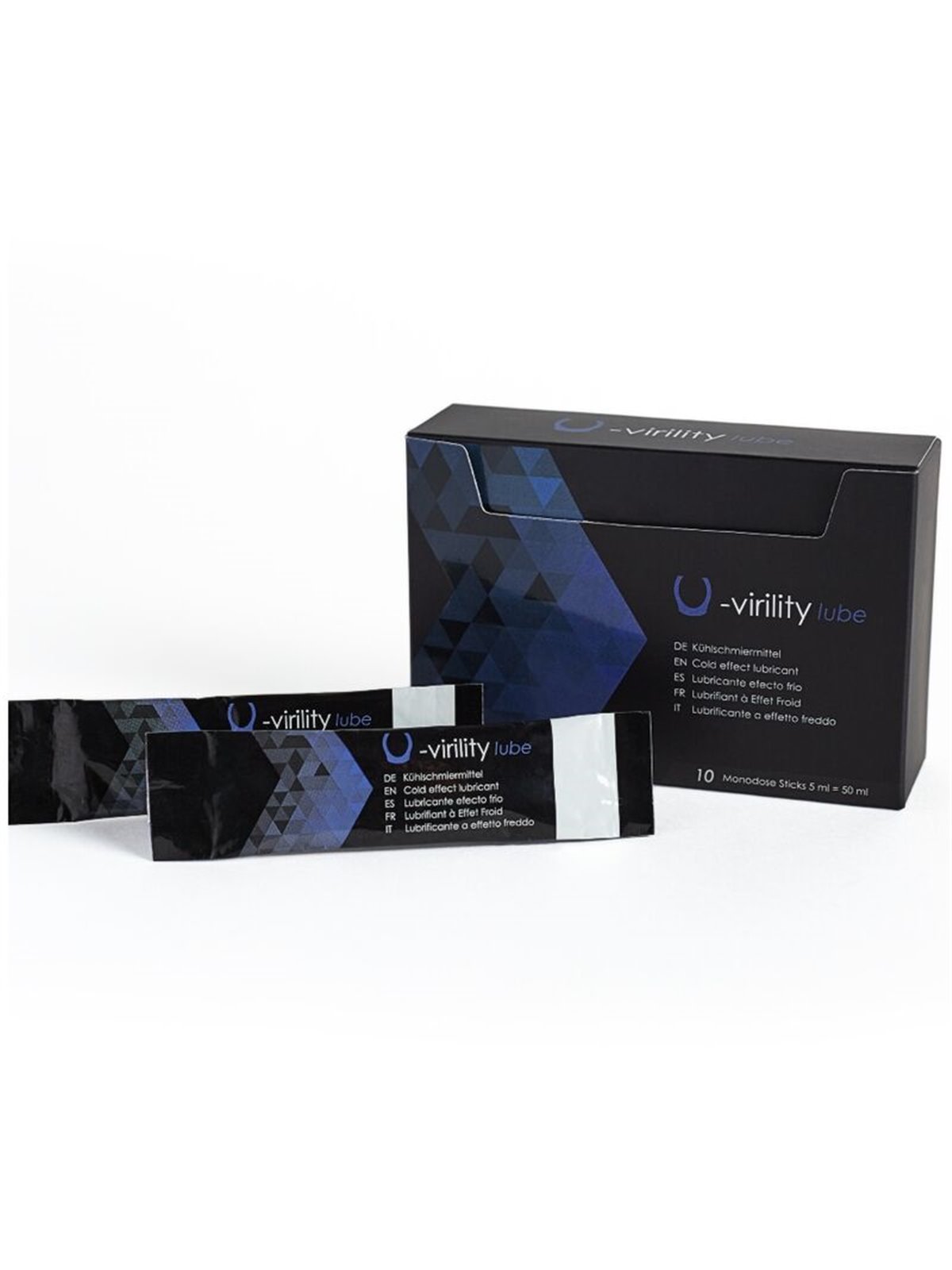 500 Cosmetics U-Virility - Lubrificante Effetto Freddo Monodose 10x5 ML