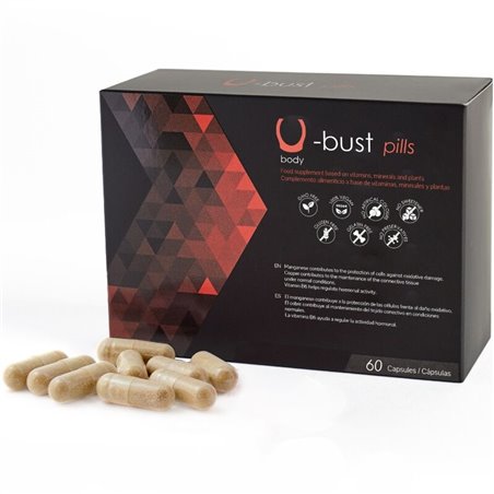 500 Cosmetics U-Bust Pills - Capsule per l'Ingrossamento del Seno 60 Cp