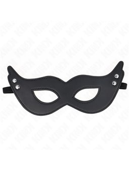 Kink - Maschera in Pelle Vegana con Rivetti 26x8 Cm