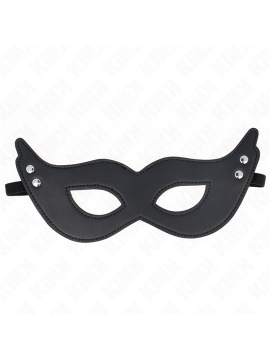 Kink - Maschera in Pelle Vegana con Rivetti 26x8 Cm
