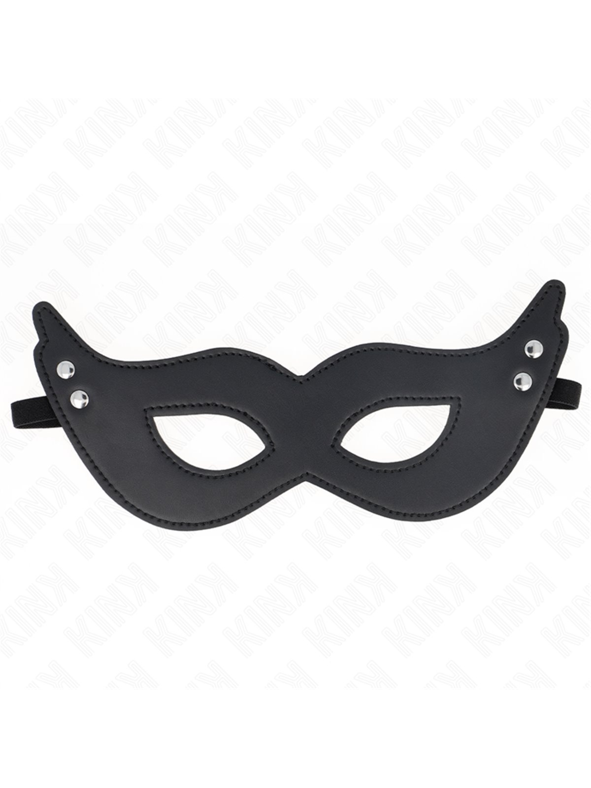 Kink - Maschera in Pelle Vegana con Rivetti 26x8 Cm