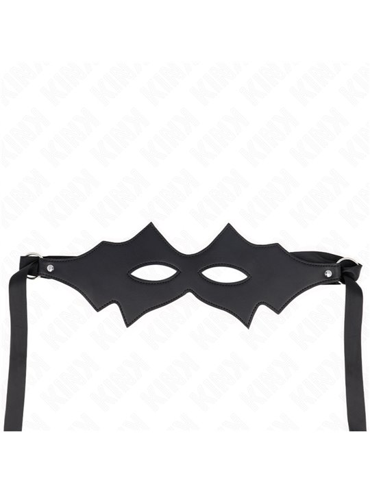 Kink - Maschera in Pelle Vegana Stile Gatto 34x12 Cm Mod 1