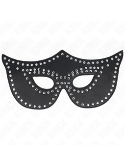 Kink - Leatherette Mask With Rivets Model 2 30 X 12 Cm