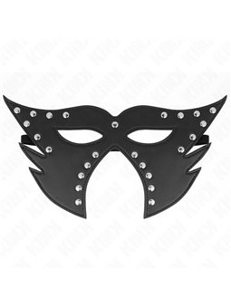 Kink - Maschera in Pelle Vegana Stile Gatto 29x15 Cm Mod 2