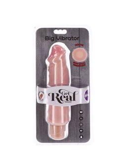 Get Real - Dual Density Big Vibrator 20,5 CM Skin