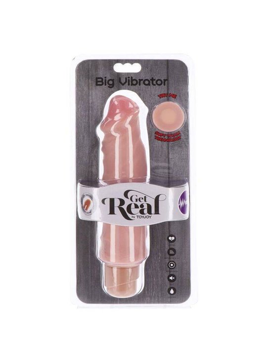 Get Real - Dual Density Big Vibrator 20,5 CM Skin