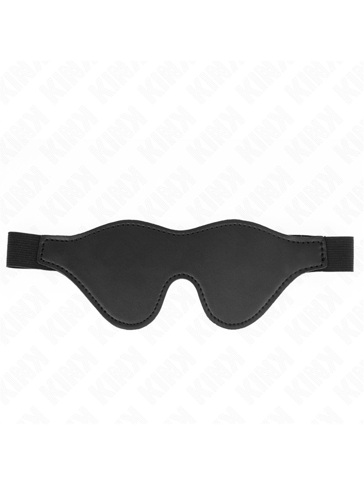 Kink - Mascherina Copri Occhi in Similpelle con Fascia Elastica 21x8 Cm