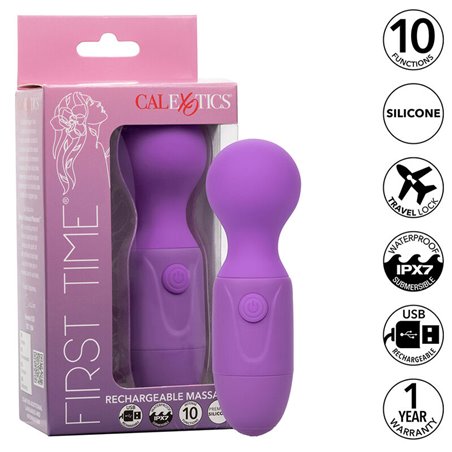 Calexotics First Time - Massaggiatore Intimo in Silicone 10 Vel. Viola
