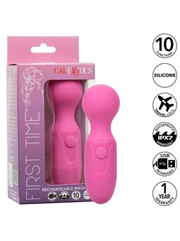 Calexotics - First Time Rechargeable Massager 10 Vibrations Pink