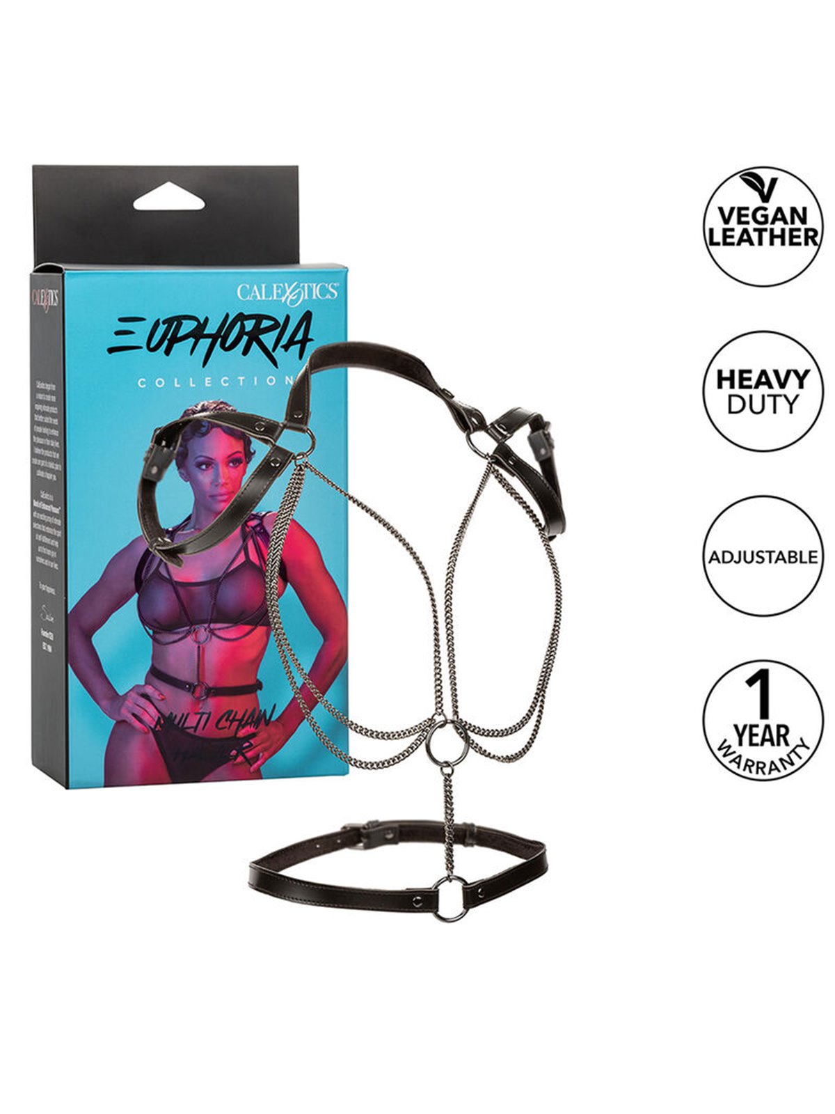 Calexotics - Euphoria Multichain Halter Harness Premium