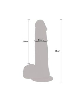 Get Real - Rotating Beads Vibrating Dildo Skin