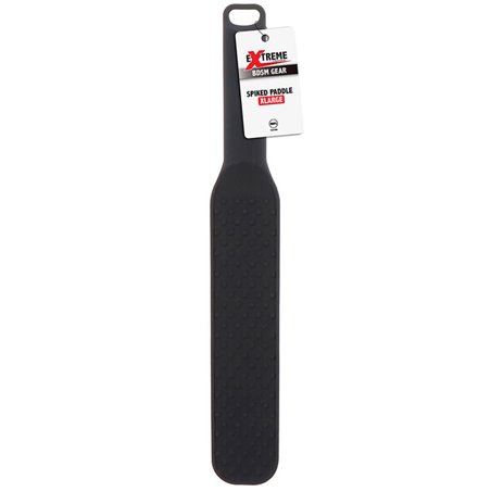 Hidden Desire Extreme Spiked Paddle - Pagaia in Silicone Nero 35 Cm